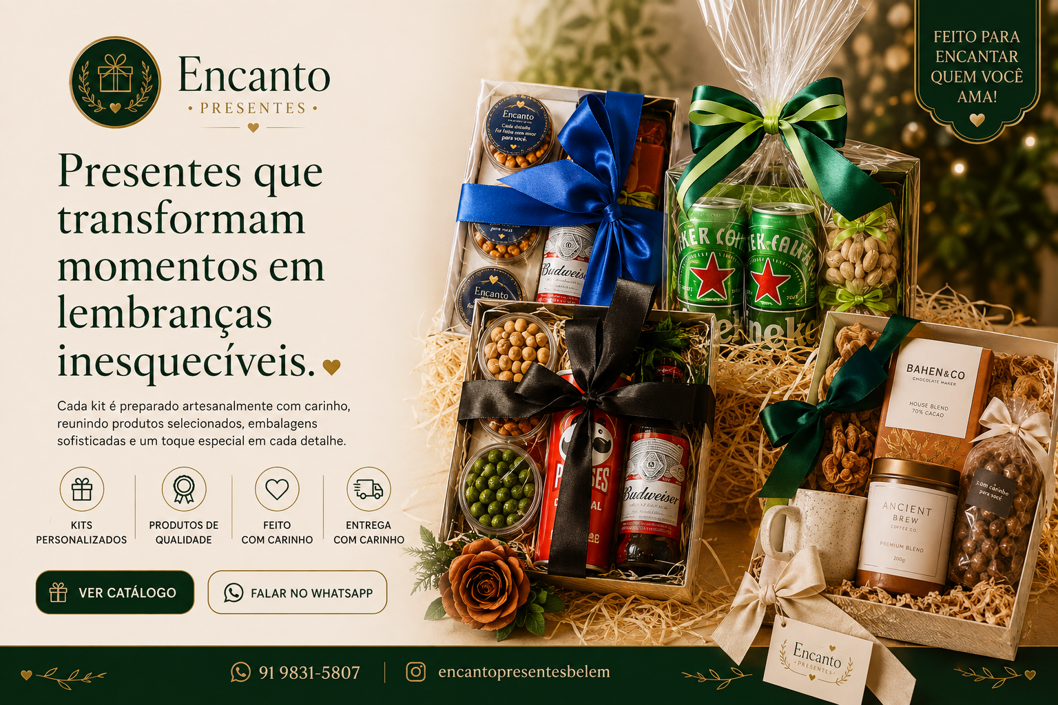 Presentes que transformam momentos em lembranças inesquecíveis.